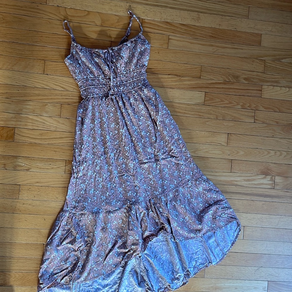 Altar’d State smocked high-low floral dress